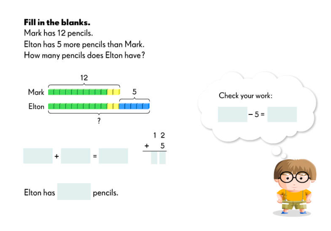 Guided Problem Sum for Primary 1 